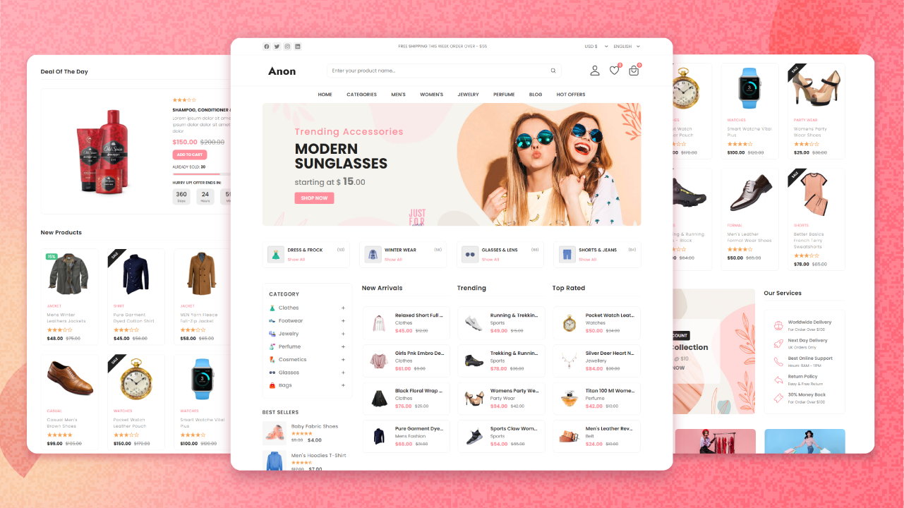 E-commerce Website Project Image